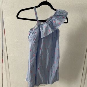 Kate Spade Blue Kids Blouse with Colorful Patterns